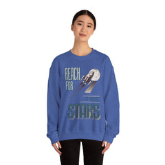 Korea -  Reach for the stars Unisex Heavy Blend™ Crewneck Sweatshirt  - StyleMZ