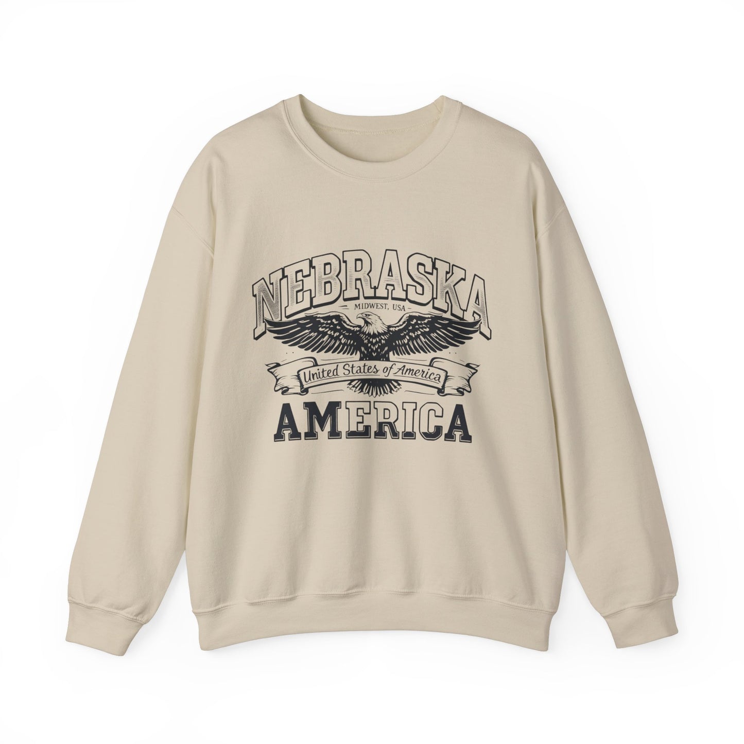 Nebraska Unisex Heavy Blend™ Crewneck Sweatshirt - StyleMZ