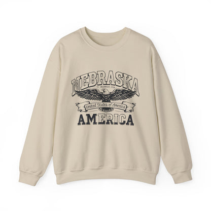 Nebraska Unisex Heavy Blend™ Crewneck Sweatshirt - StyleMZ