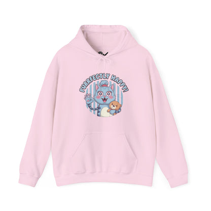 Purrfectly happy Unisex Heavy Blend™ Hooded Sweatshirt - StyleMZ