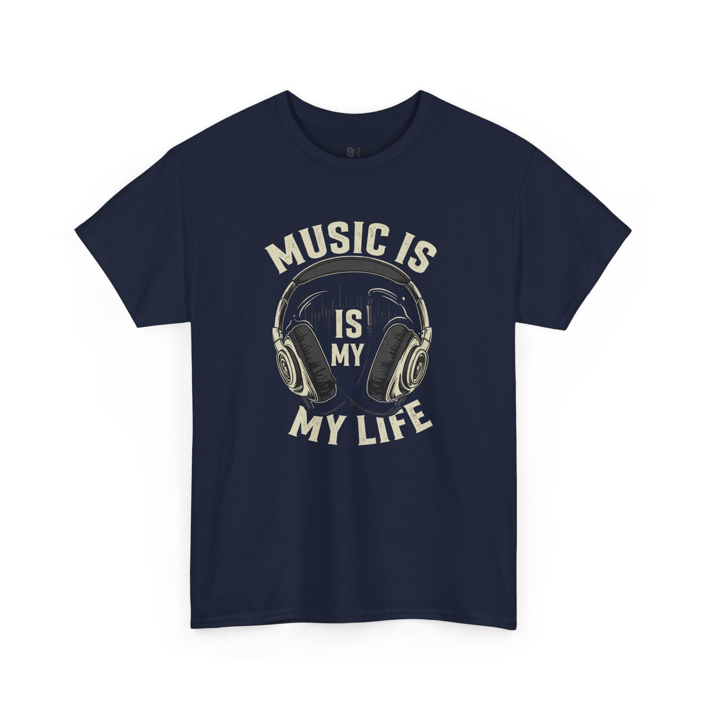 Music is my life Unisex Heavy Cotton Tee