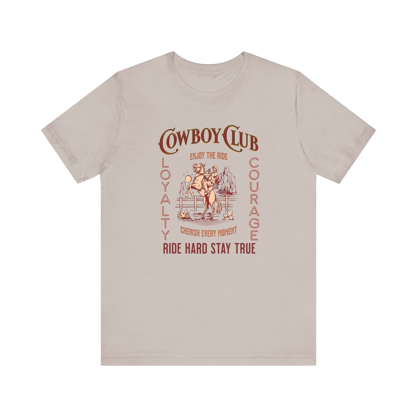 Cowboy club Unisex Jersey Short Sleeve Tee