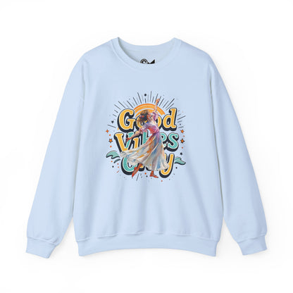 Good vibes only Unisex Heavy Blend™ Crewneck Sweatshirt - StyleMZ