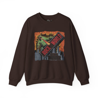 Rock the world Unisex Heavy Blend™ Crewneck Sweatshirt - StyleMZ - Stylemz