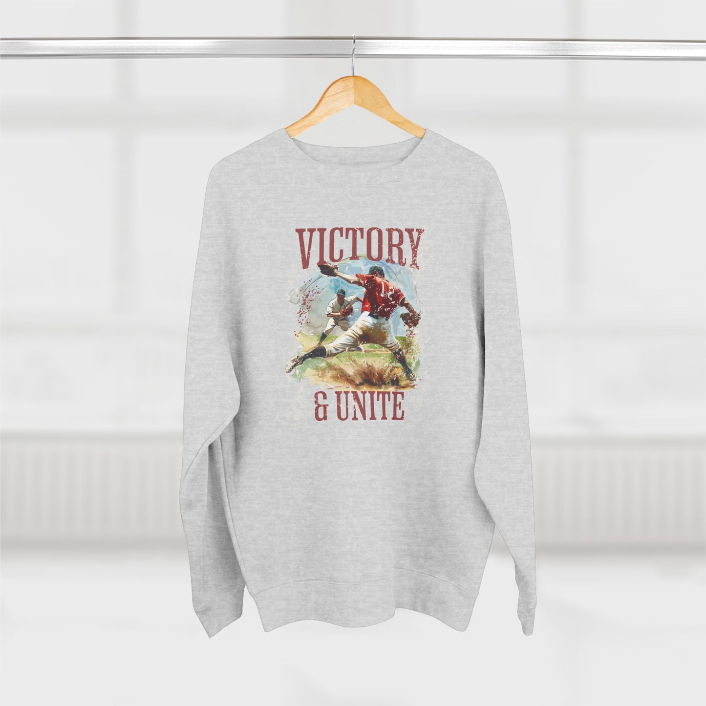 Victory & Unite Unisex Crewneck Sweatshirt  - Korea  - StyleMZ