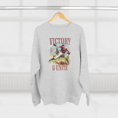 Sudadera unisex con cuello redondo Victory &amp; Unite - Corea - StyleMZ 