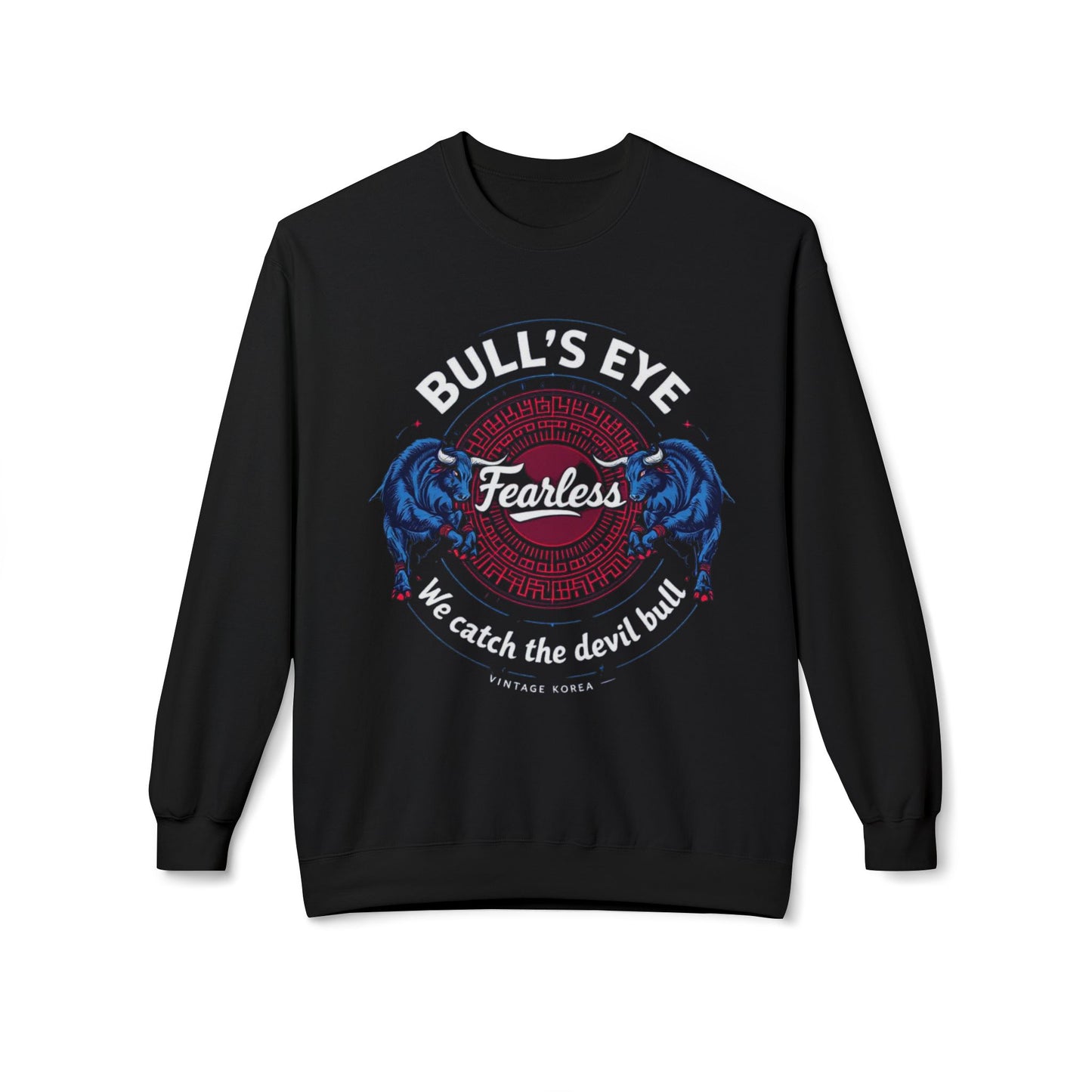 Bull's Eye Unisex Midweight Softstyle Fleece Crewneck Sweatshirt - StyleMZ