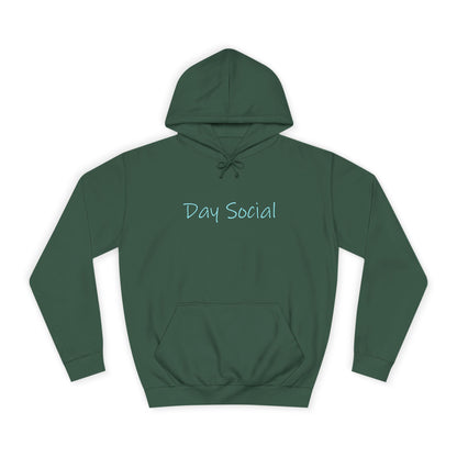 Day Social Unisex College Hoodie for Casual Wear and Gifts