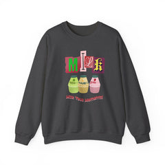 Korea -  Milk your moment! Unisex Heavy Blend™ Crewneck Sweatshirt  - StyleMZ