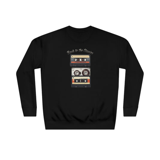 Back to the classic Unisex Crew Sweatshirt  - Korea  - StyleMZ