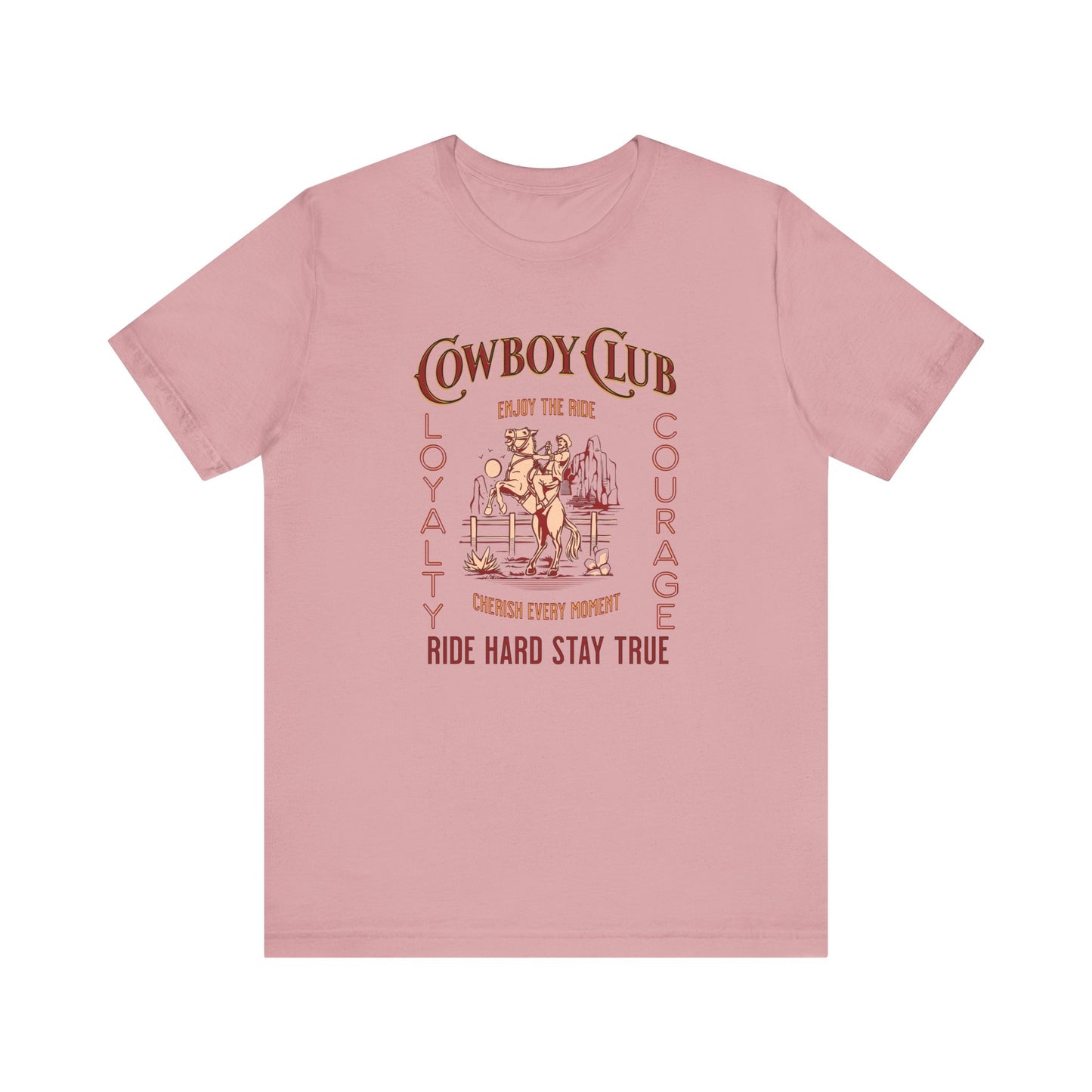 Cowboy club Unisex Jersey Short Sleeve Tee