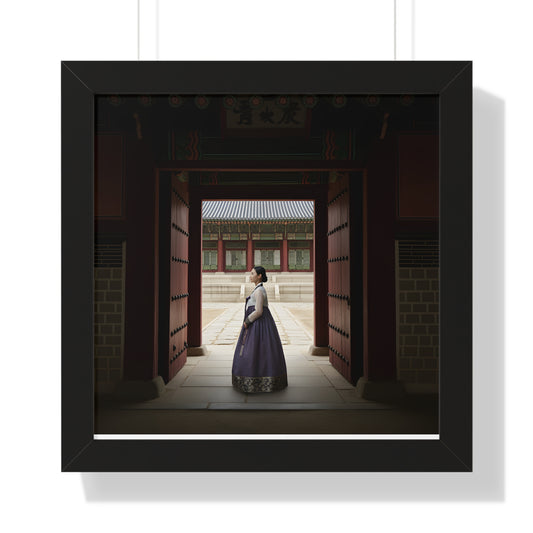 Korea -  Timeless grace Framed Horizontal Poster  - StyleMZ