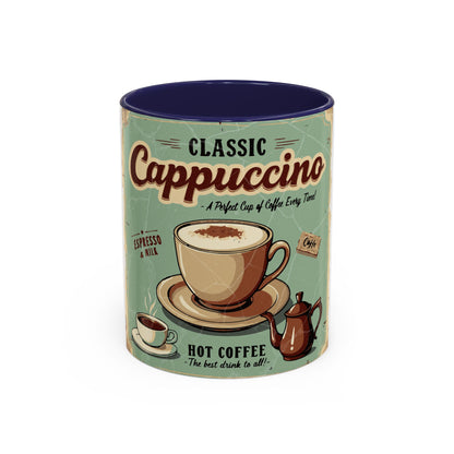 Classic Cappuccino Accent Coffee Mug (11, 15oz) - StyleMZ