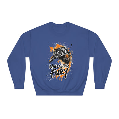 Unleashed fury Unisex DryBlend® Crewneck Sweatshirt - StyleMZ