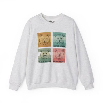 Crewneck Sweatshirt -  Retro bears