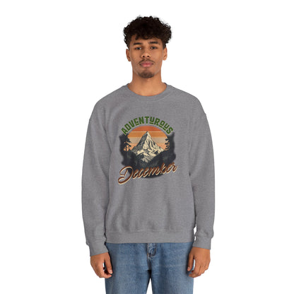 Adventurous December Unisex Heavy Blend™ Crewneck Sweatshirt - StyleMZ