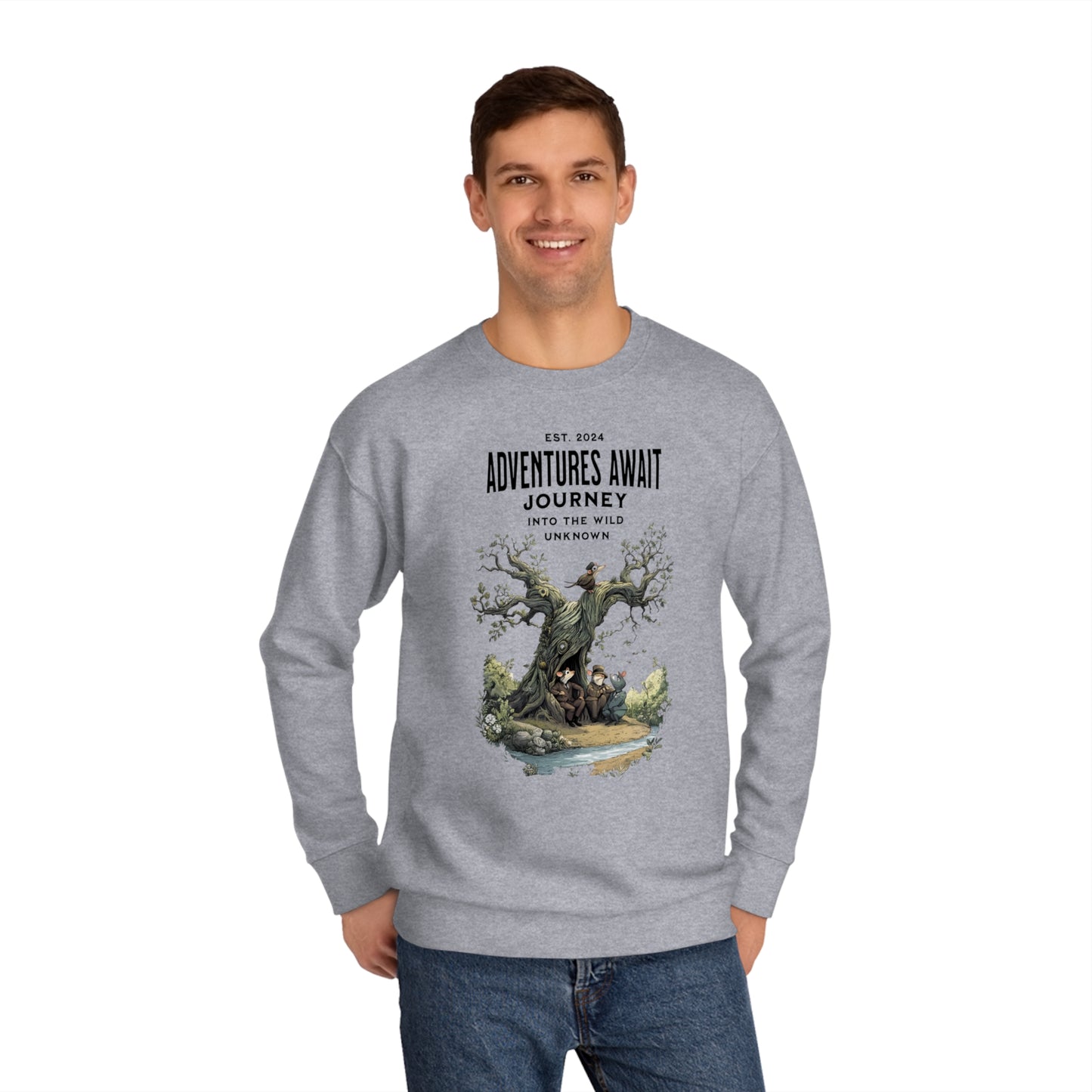 Korea -  Journey into the Wild Unknown Unisex Crew Sweatshirt  - StyleMZ