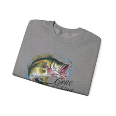 Corea - Sudadera unisex de cuello redondo Gone Fishing Heavy Blend™ - StyleMZ 