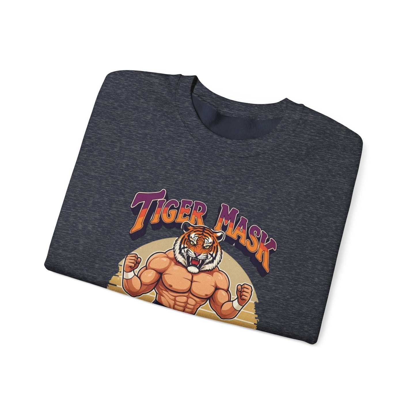 Tiger Mask Unisex Heavy Blend™ Crewneck Sweatshirt - StyleMZ