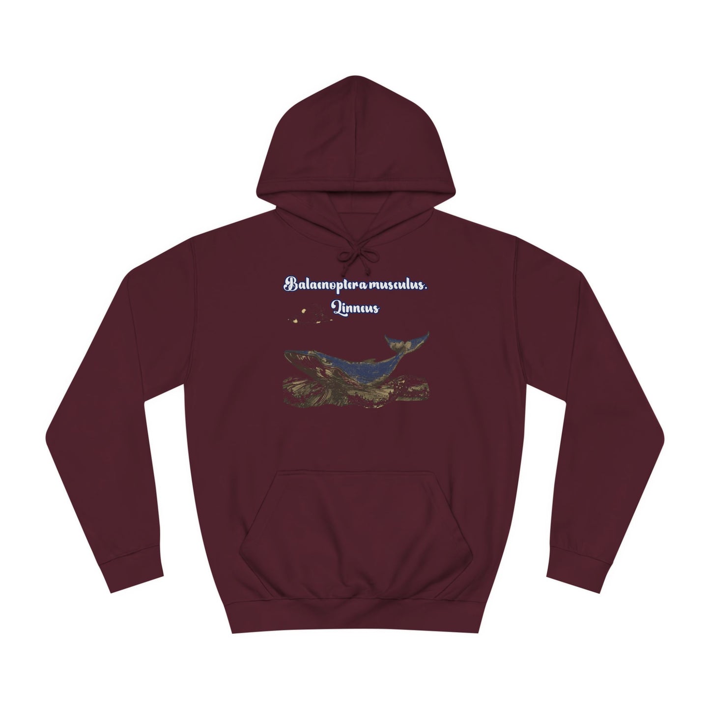 Korea -  Blue Whale Unisex College Hoodie  - StyleMZ