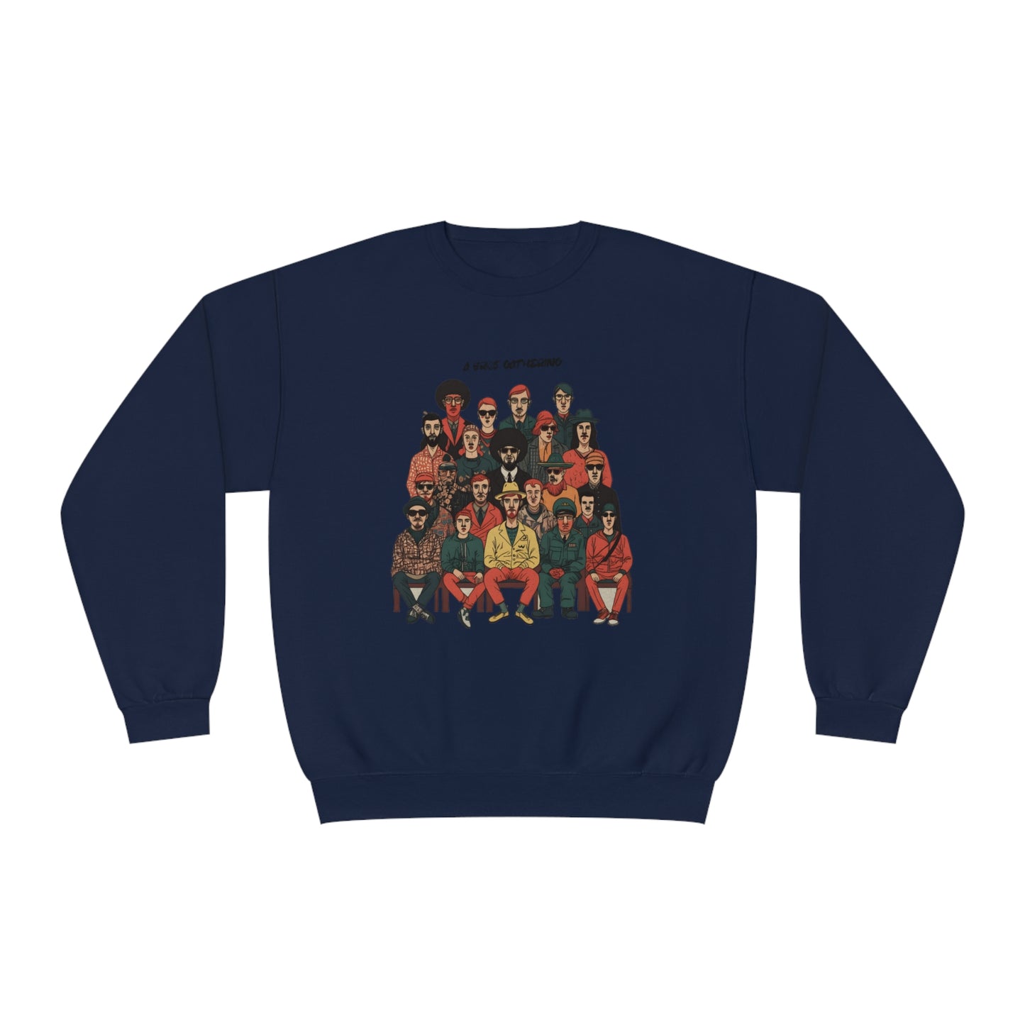 A bros gathering Unisex NuBlend® Crewneck Sweatshirt  - StyleMZ