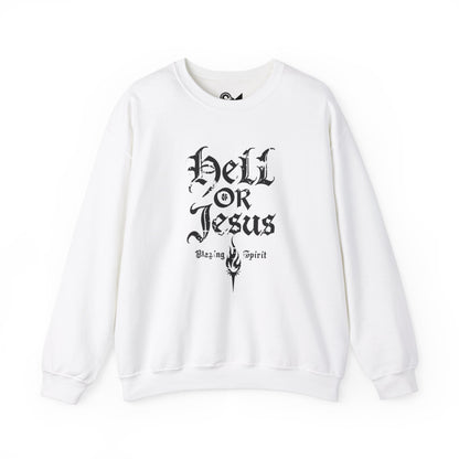 Hell or Jesus Unisex Heavy Blend™ Crewneck Sweatshirt - StyleMZ