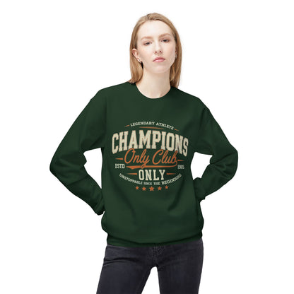 Champions only club Unisex Midweight Softstyle Fleece Crewneck Sweatshirt - StyleMZ