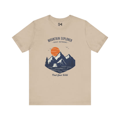 Mountain Explorer Unisex Jersey Short Sleeve Tee