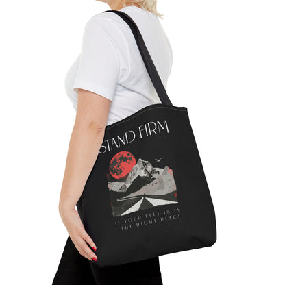 Stand firm Tote Bag (AOP) - StyleMZ - Stylemz