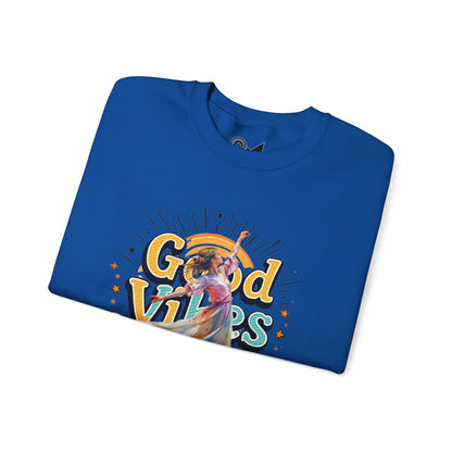 Good vibes only Unisex Heavy Blend™ Crewneck Sweatshirt - StyleMZ