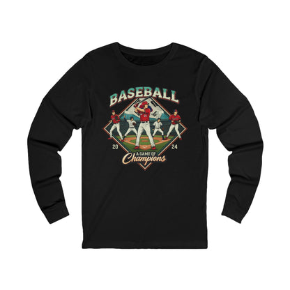 A GAME OF CHAMPIONS Unisex Jersey Long Sleeve Tee - StyleMZ