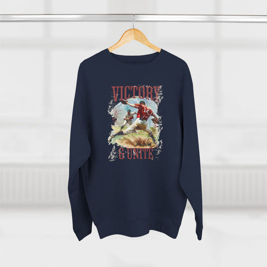 Victory & Unite Unisex Crewneck Sweatshirt - Korea - StyleMZ - Stylemz