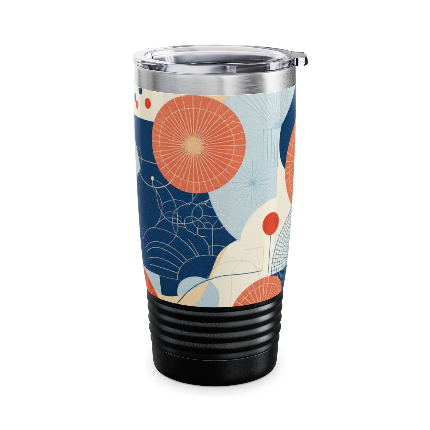 Contemporary Korean Geometric Motifs Ringneck Tumbler, 20oz - StyleMZ