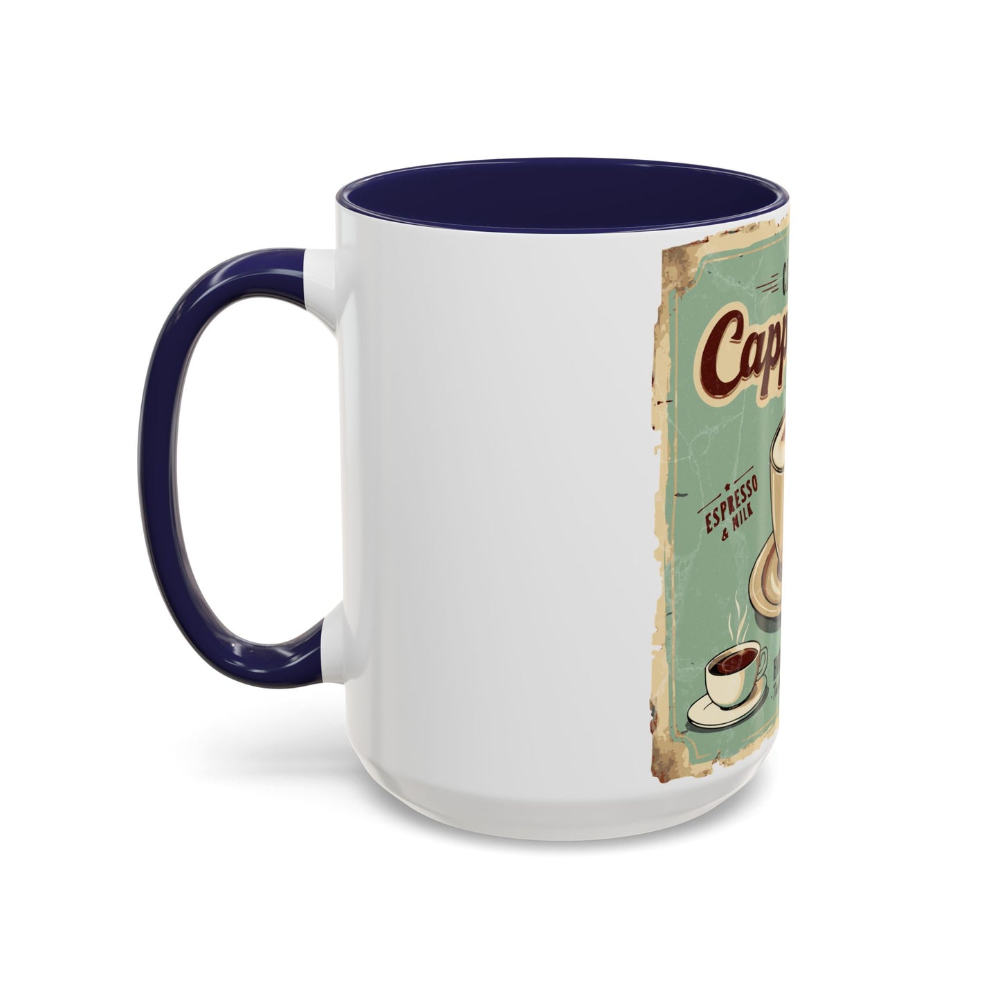 Classic Cappuccino Accent Coffee Mug (11, 15oz) - StyleMZ