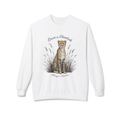 Always a cheetah Unisex Midweight Softstyle Fleece Crewneck Sweatshirt - StyleMZ