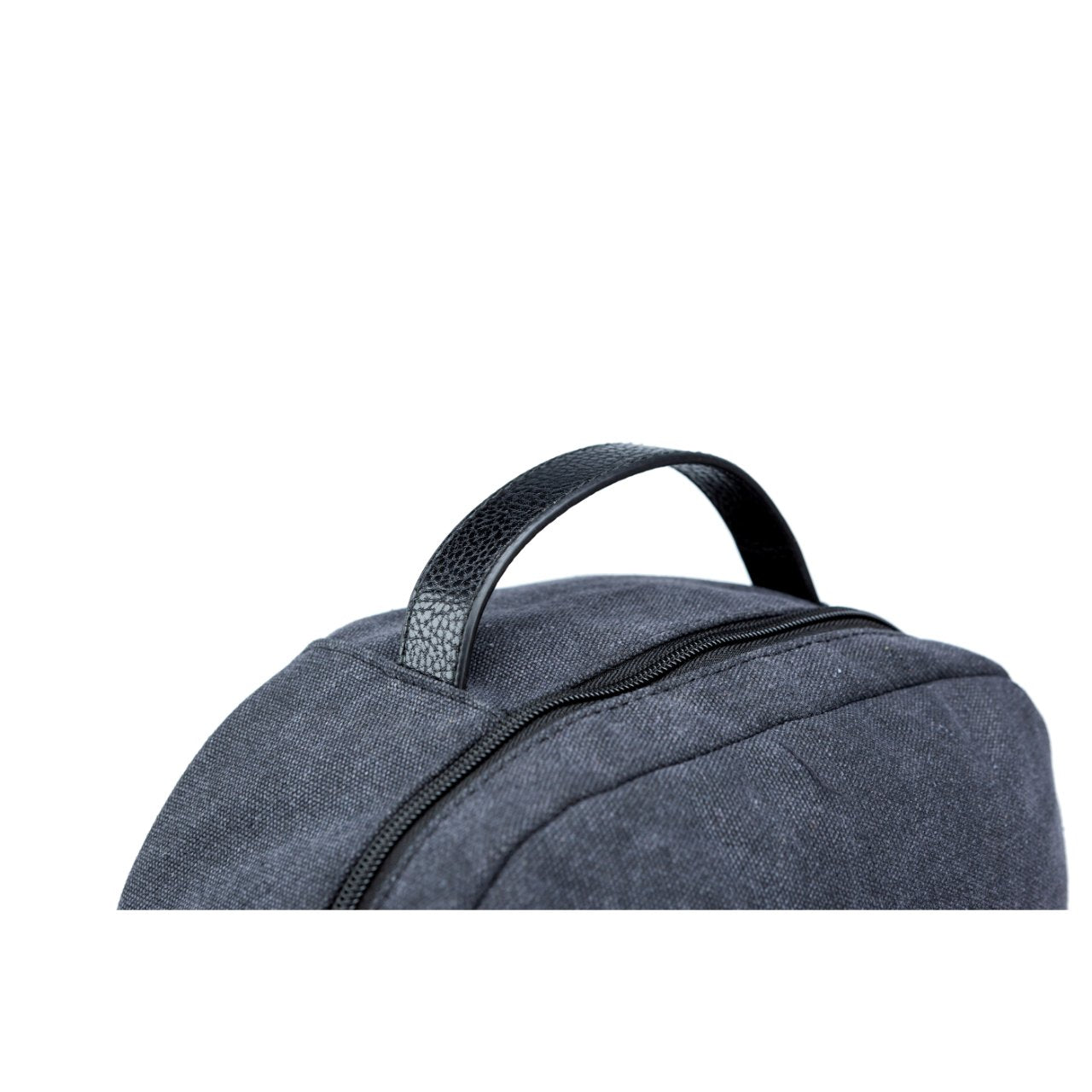 Landen Canvas Backpack with Vegan Leather and Laptop Sleeve