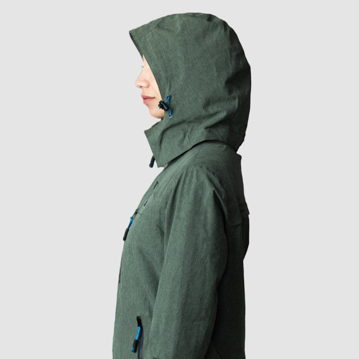 Adventure 2.0 - Women Olive Green Waterproof Jacket