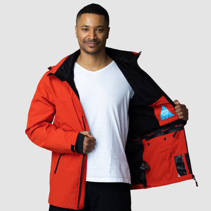 Adventure 2.0 - Men Red Jacket for All Weather Adventures