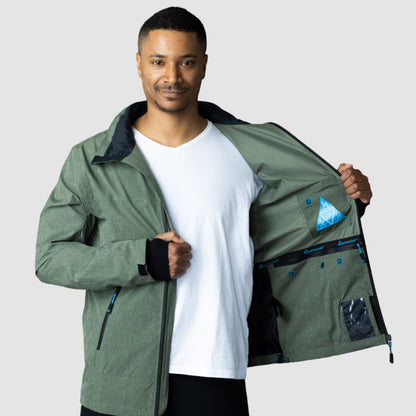 Adventure 2.0 - Men Olive Green Jacket with 16 Pockets