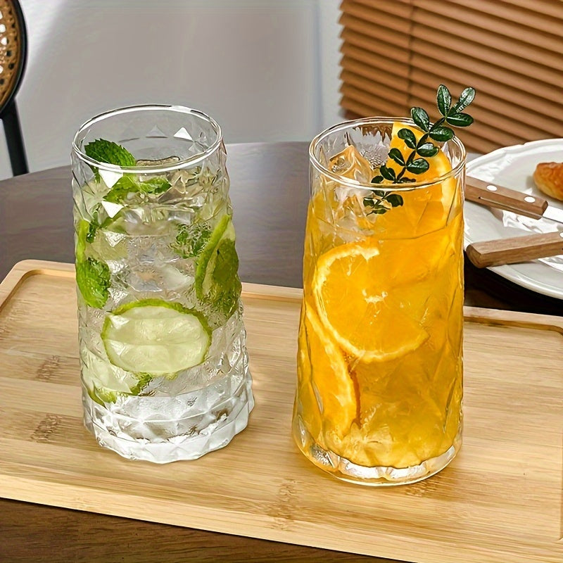 2pcs Multifunctional Glass Drinking Cups Lead-free Insulation