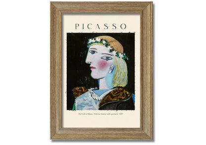 Portrait Of Marie-Therese Walter With Garland 1937 By Picasso