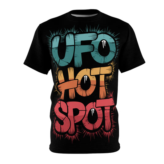 Corea - Camiseta unisex cortada y cosida UFO HOT SPOT (AOP) - StyleMZ 