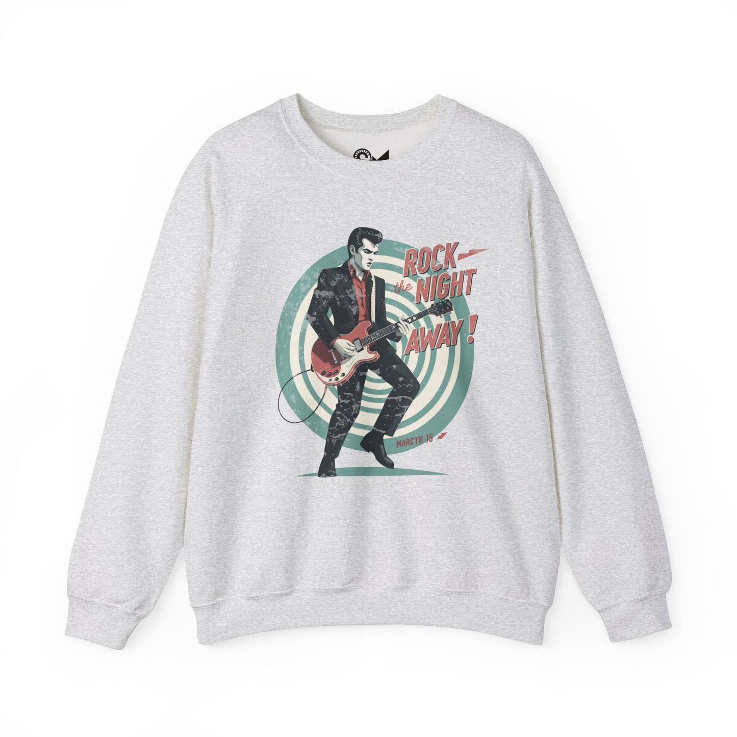 Rock the night Unisex Heavy Blend™ Crewneck Sweatshirt - StyleMZ