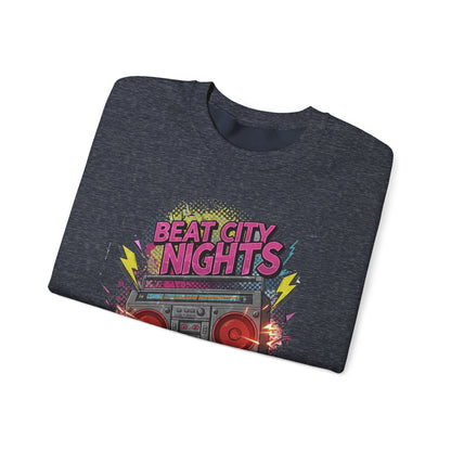 Beat city nights Unisex Heavy Blend™ Crewneck Sweatshirt - StyleMZ-Stylemz