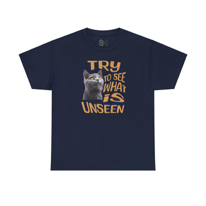 See what is unseen Unisex Heavy Cotton Tee - StyleMZ