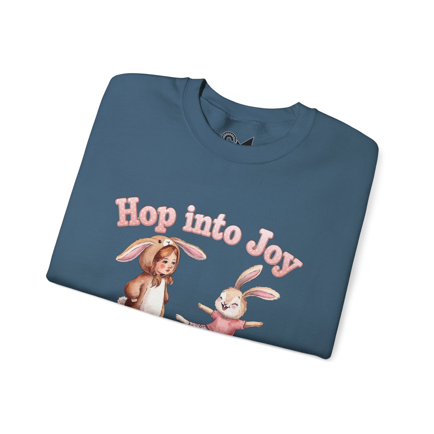 Hop Into Joy Unisex Heavy Blend™ Crewneck Sweatshirt - StyleMZ