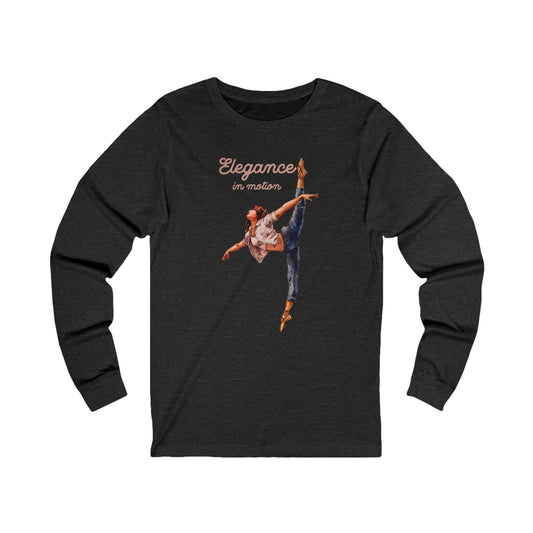 StyleMZ -  Elegance in motion Unisex Jersey Long Sleeve Tee  - StyleMZ