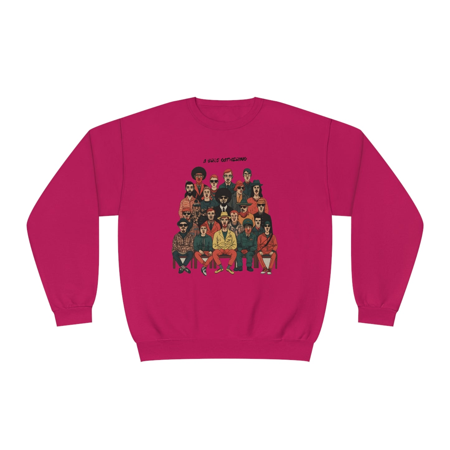 A bros gathering Unisex NuBlend® Crewneck Sweatshirt  - StyleMZ