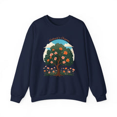 Corea - Sudadera unisex de cuello redondo de mezcla pesada Nature's Charm - StyleMZ 