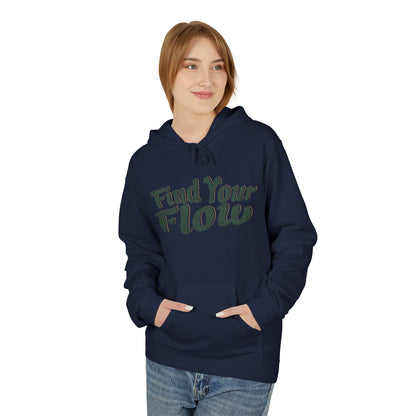 Find your flow Unisex Midweight Softstyle Fleece Hoodie - StyleMZ